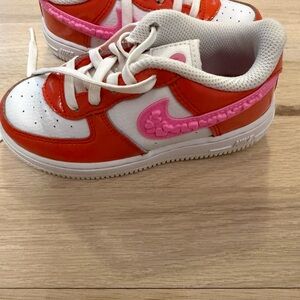 Nike Kids Sneakers - Orange and Pink
